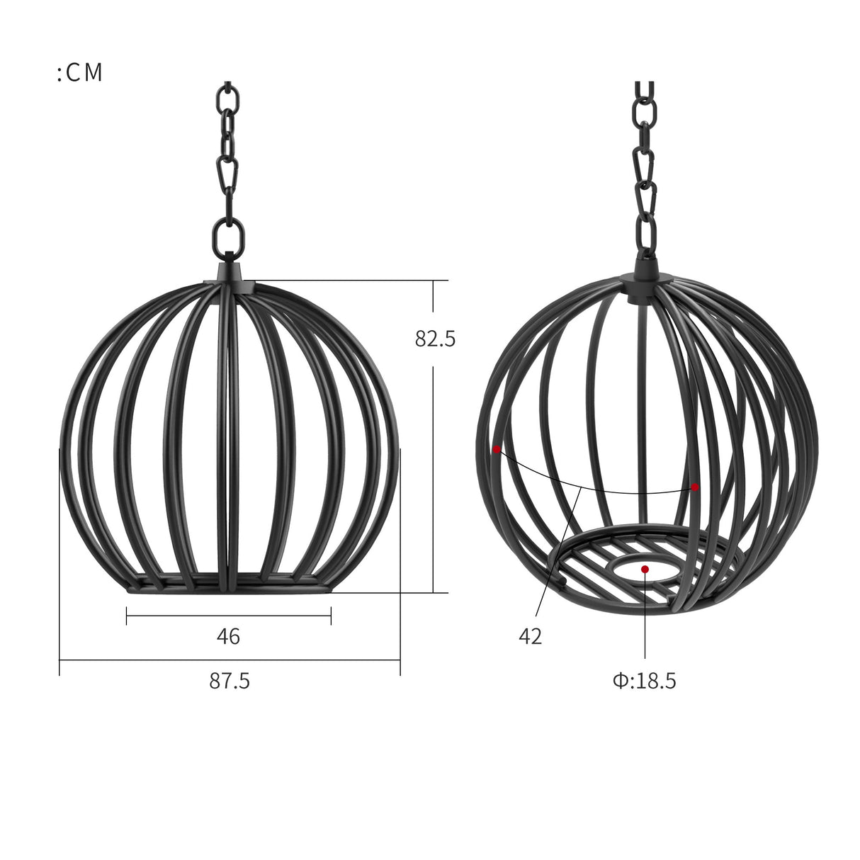 Premium Hanging Suspension Cage - Adult Restraint Furniture