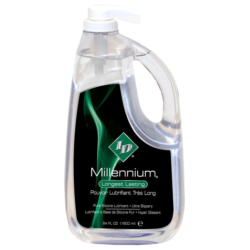 Millennium 64 oz silicone personal lubricant pump bottle - BDSM Authority