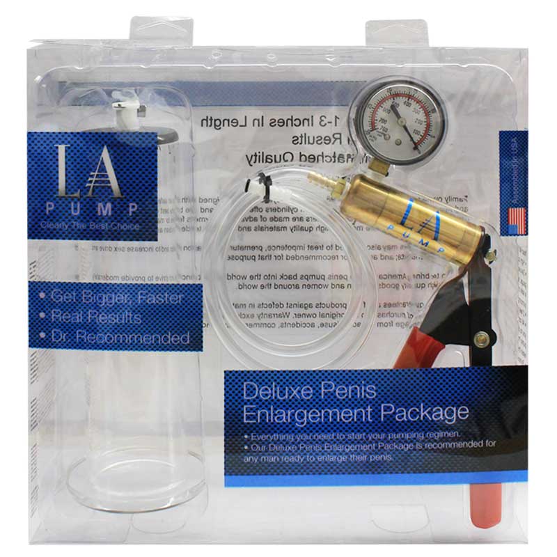 LA Pump Deluxe Pump with 1.75 inch penis enlargement cylinder - BDSM Authority