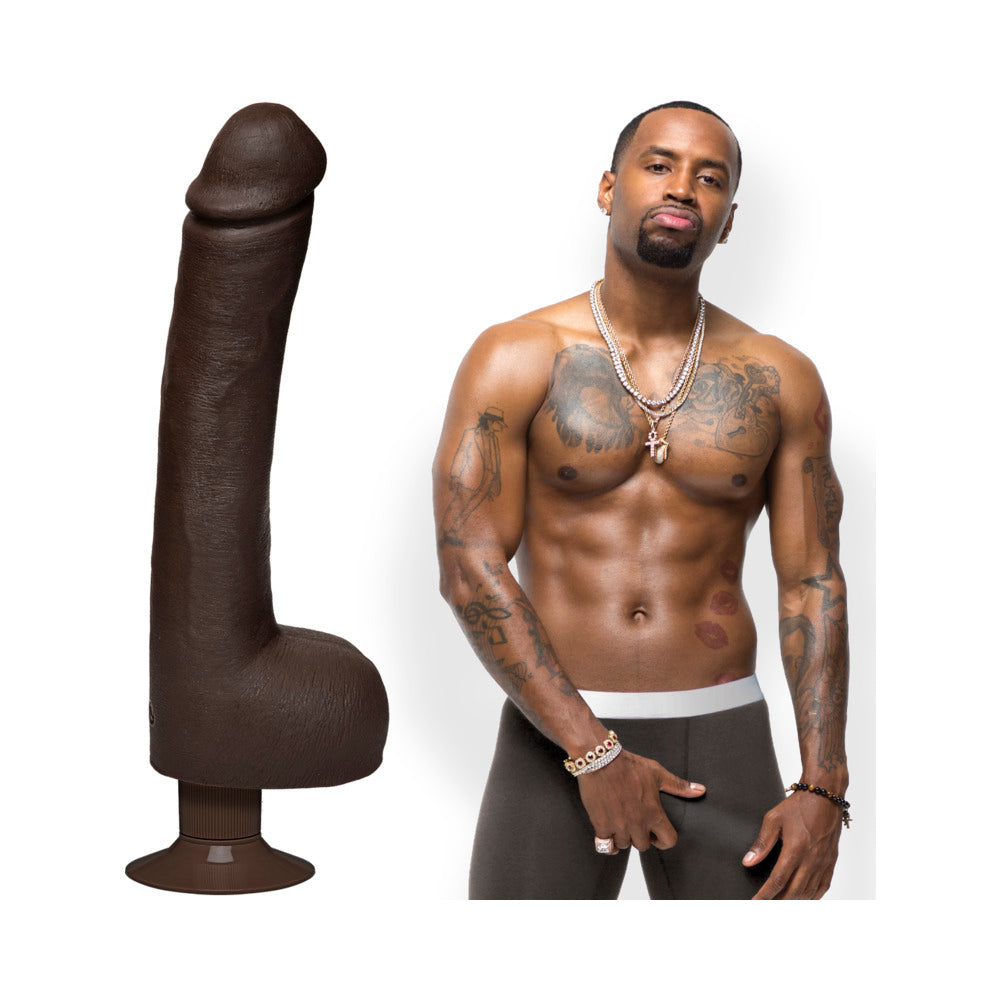 Safaree Anaconda realistic dildo suction cup mounted hands-free - BDSM Authority