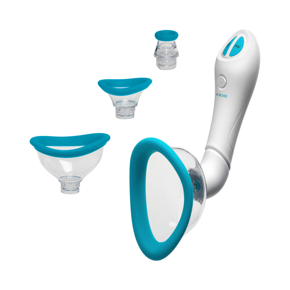 Bloom intimate body pump white interchangeable attachment set - BDSM Authority