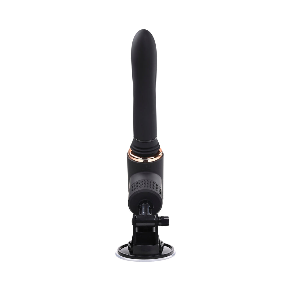 Evolved Too Hot To Handle mounted upright on the suction base - BDSM Authority