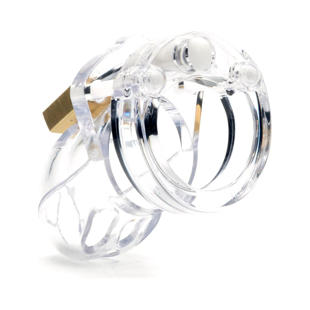 CB-X Mr Stubb chastity cage shown worn - BDSM Authority