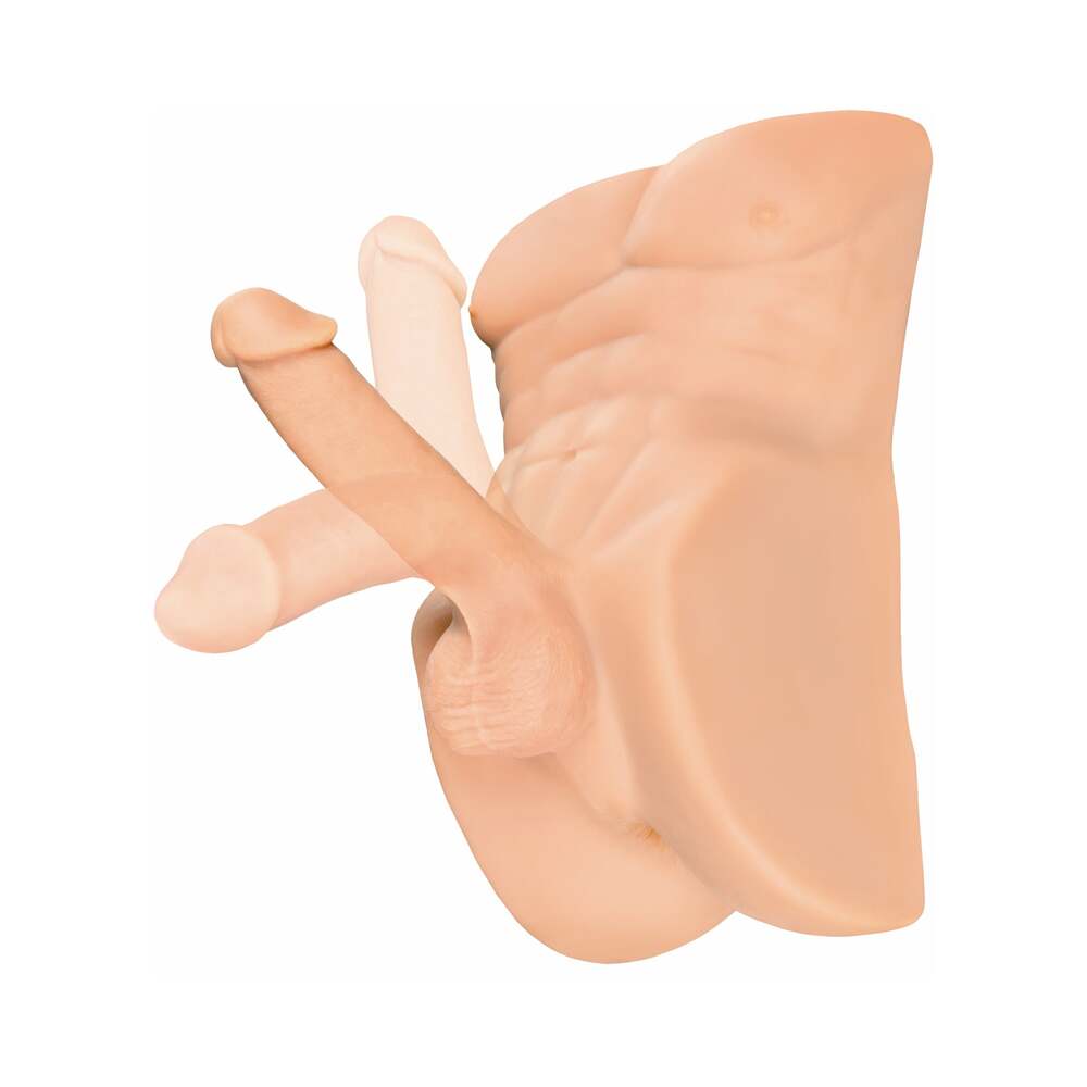 PDX Plus Perfect Ride posable cock angle view - BDSM Authority