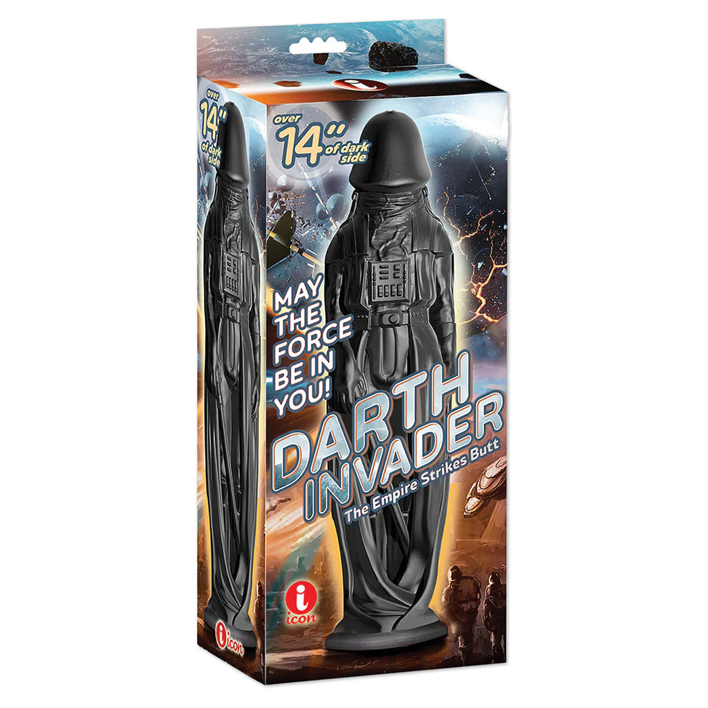 Close-up of the strong suction cup base on the Icon Massive Darth Invader XXL dildo - BDSM Authority