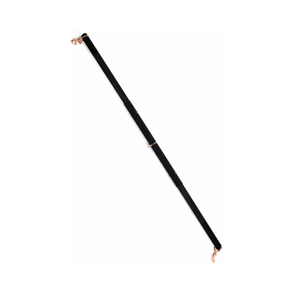 Coquette Pleasure velvet spreader bar in black - BDSM Authority