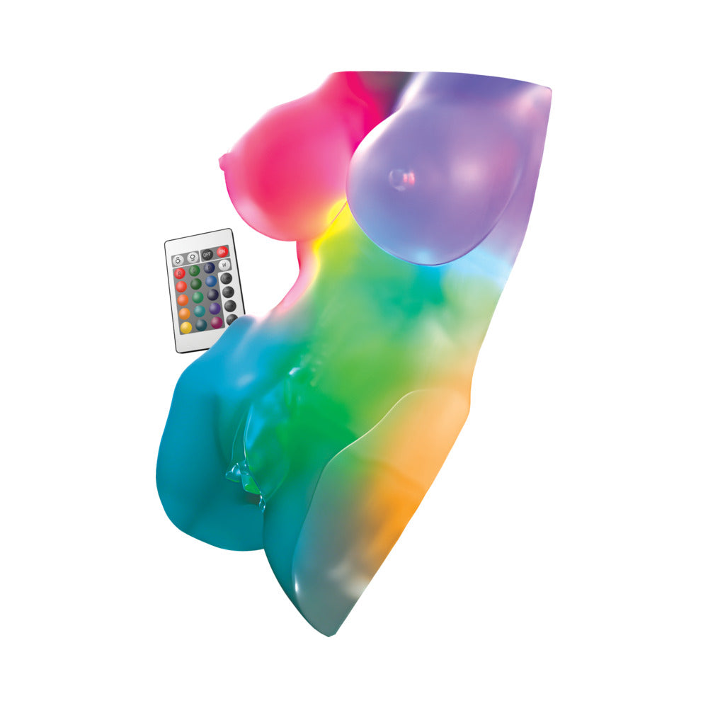 PDX Elite Go-Go Bator LED light pods glowing - BDSM Authority
