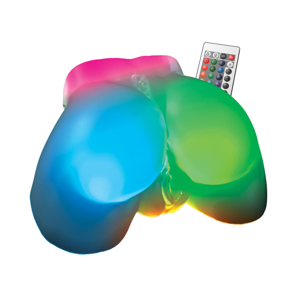 PDX Elite Go-Go Booty LED Mega Masturbator with waterproof LED light pods - BDSM Authority