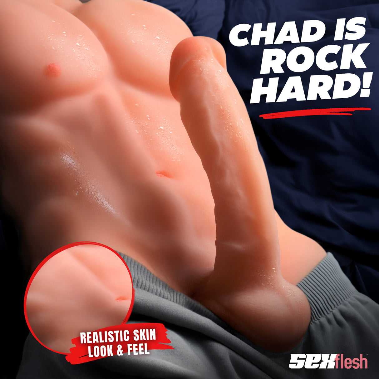 Chiseled Chad Male Sex Doll detail view 2
