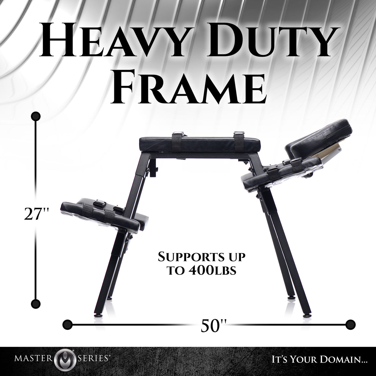 Obedience Heavy-Duty Bondage Bench interior detail - BDSM Authority