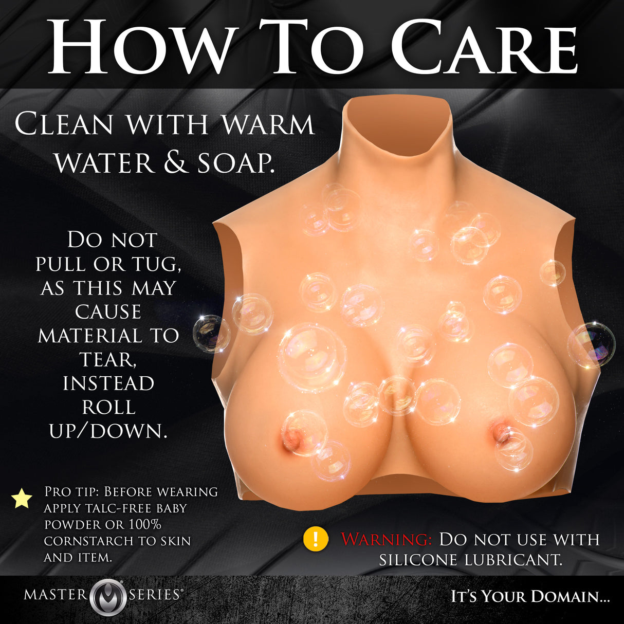 Perky Pair Fetish G-Cup Silicone Breast Form detail view 4 - BDSM Authority