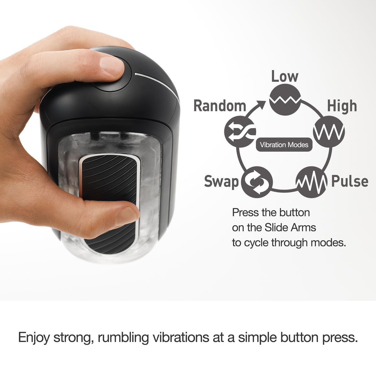 Flip Zero Gravity EV Black detail view 3 - BDSM Authority