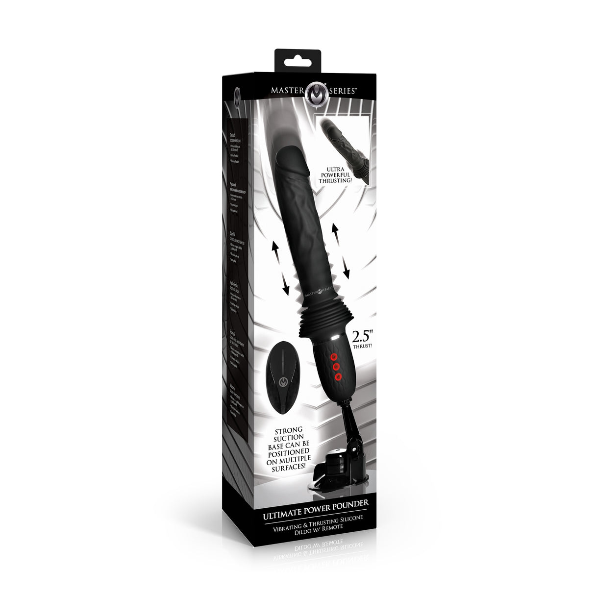 Ultimate Power Pounder Thrusting Silicone Dildo with Remote - view 6