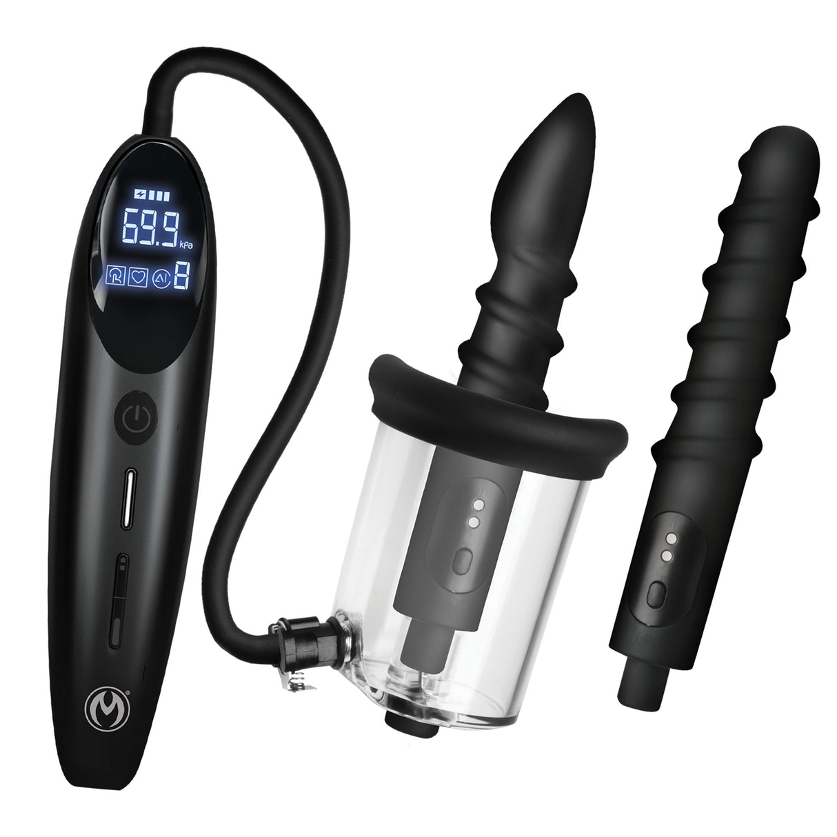 Master Series Rosebud Driller suction pump and controller, alternate product view - BDSM Authority