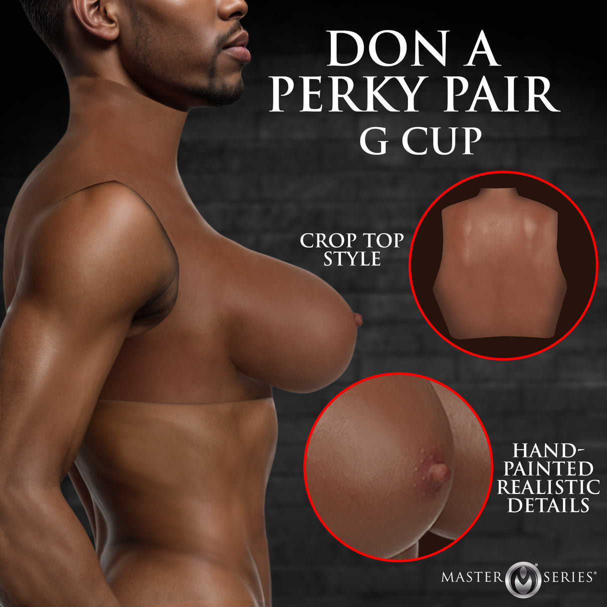 Perky Pair G-Cup Silicone Breast Forms BDSM Authority