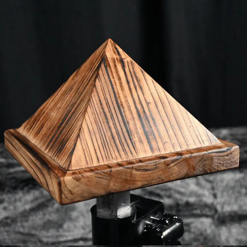 Adjustable height pyramid frame HQSM-017 headpiece detail showcasing durable metal craftsmanship, adjustable support components, and secure attachment design for specialty equipment use