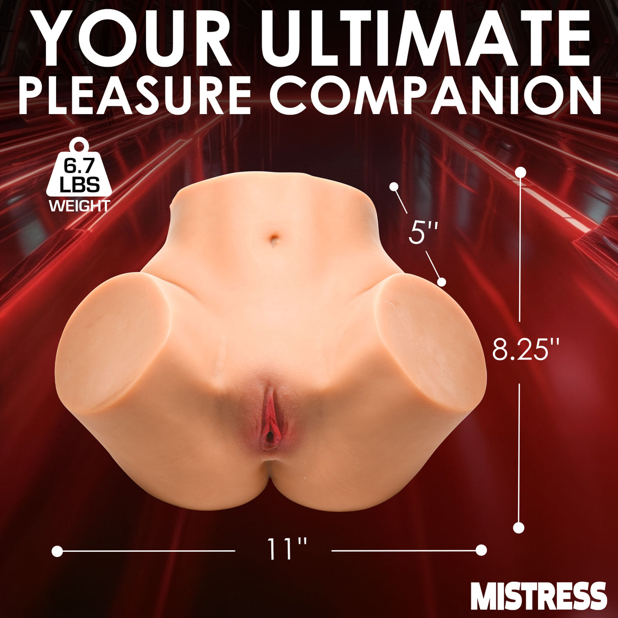 Premium realistic stroker side profile detail