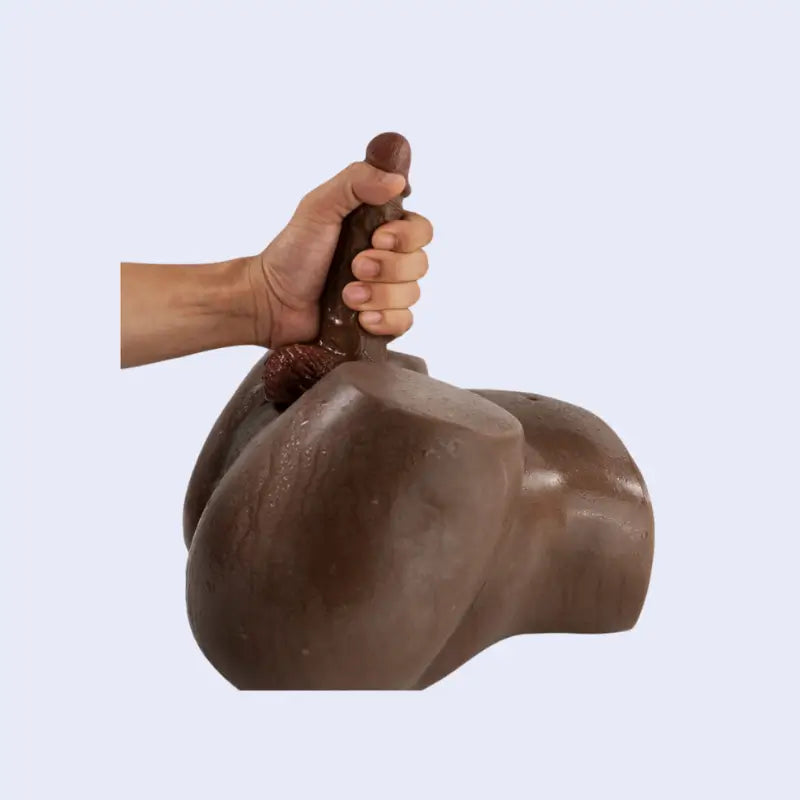 Camtoyz Raw Torso Naysa Female Torso Masturbator in Dark Chocolate Piel Oscura Skin Tone