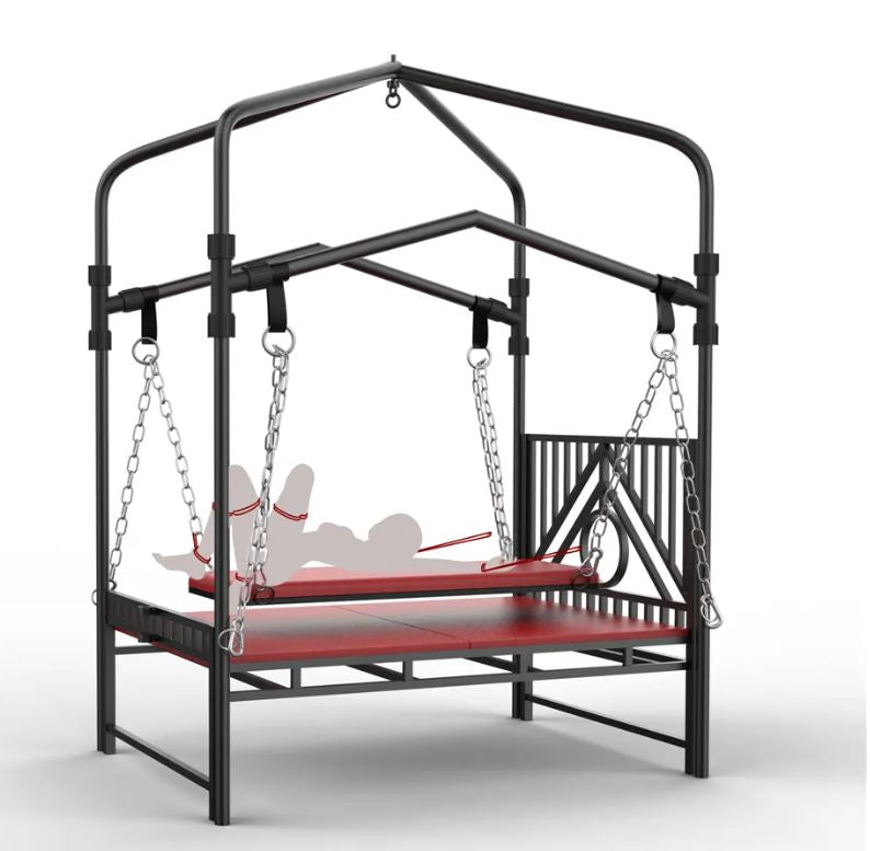 BDSM Sex Room Torture Bed With Sex Swing