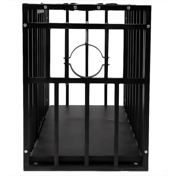 Heavy duty extra large confinement cage with reinforced frame and secure enclosure design - BDSM Authority
