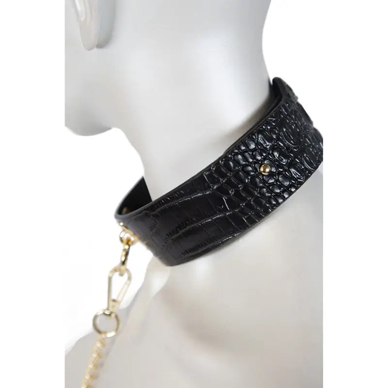 Ouch! International Rome Collection 8-Piece Bondage Kit with Iridescent Handbag, Collar, Cuffs, Flogger and Vibrating Bullet