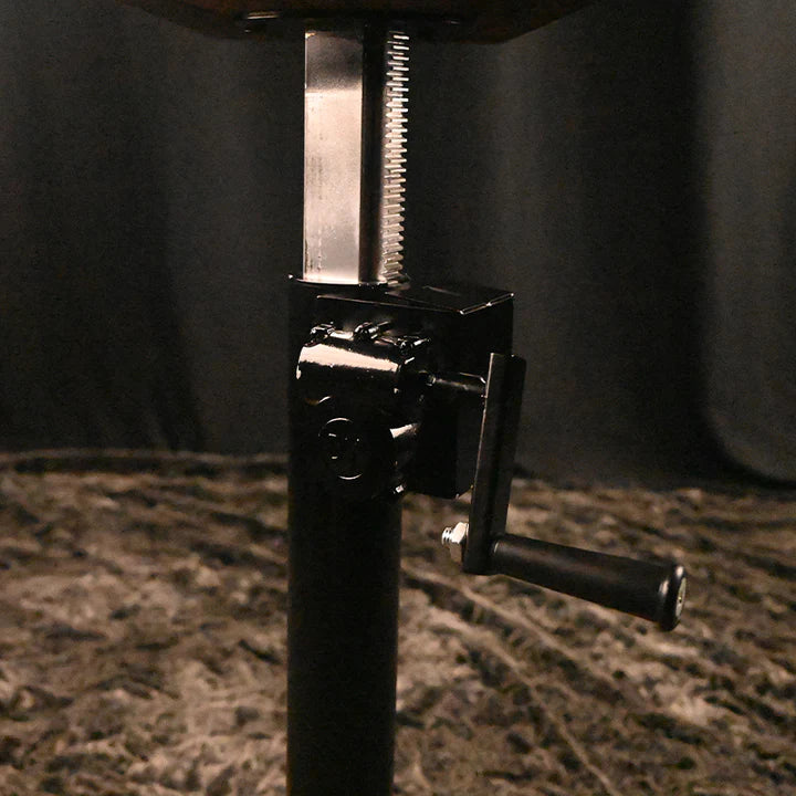 Spanish Rider Elm Wood Adjustable Pressure and Restraint System with central pole feature, adjustable restraint points, elm wood frame, and secure positioning design.