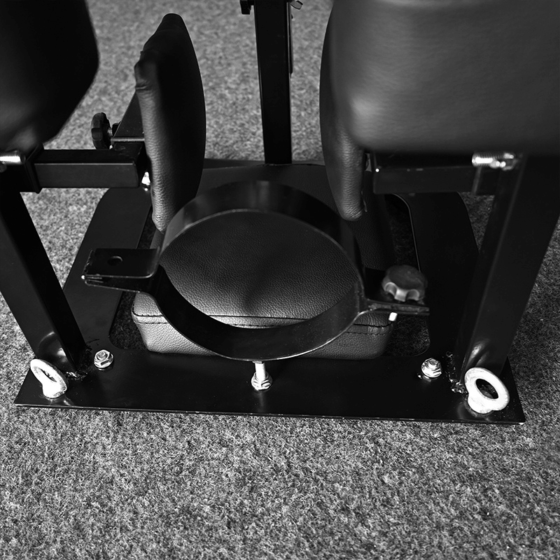 Studio-grade golden shower chair HQJS-016 restraint view showing secure support structure and durable ergonomic golden frame design for safe bathroom and shower use
