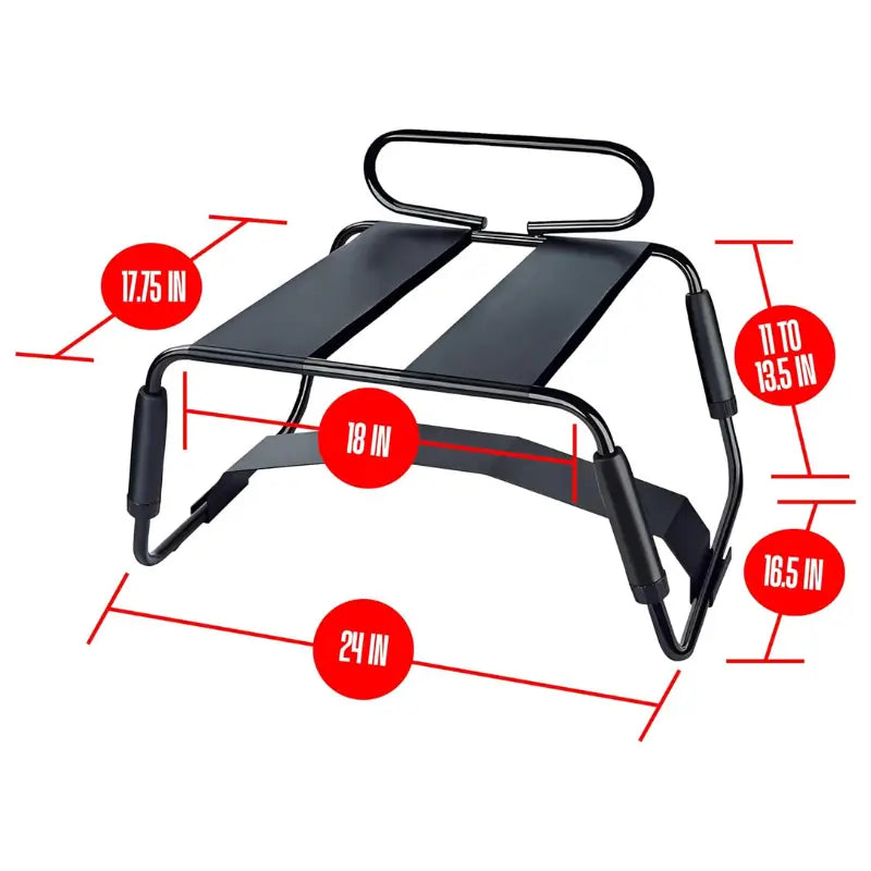Temptasia Surrender Sex Chair Black