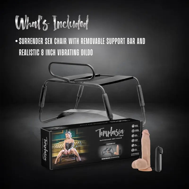 Temptasia Surrender Sex Chair Black