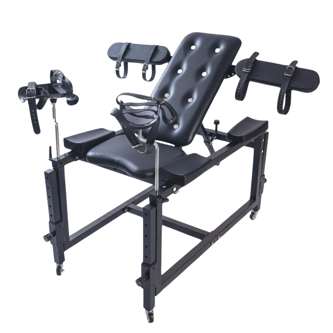 Gyno Chair Spanking Table Combo Fully Adjustable BDSM Sex Room Furniture