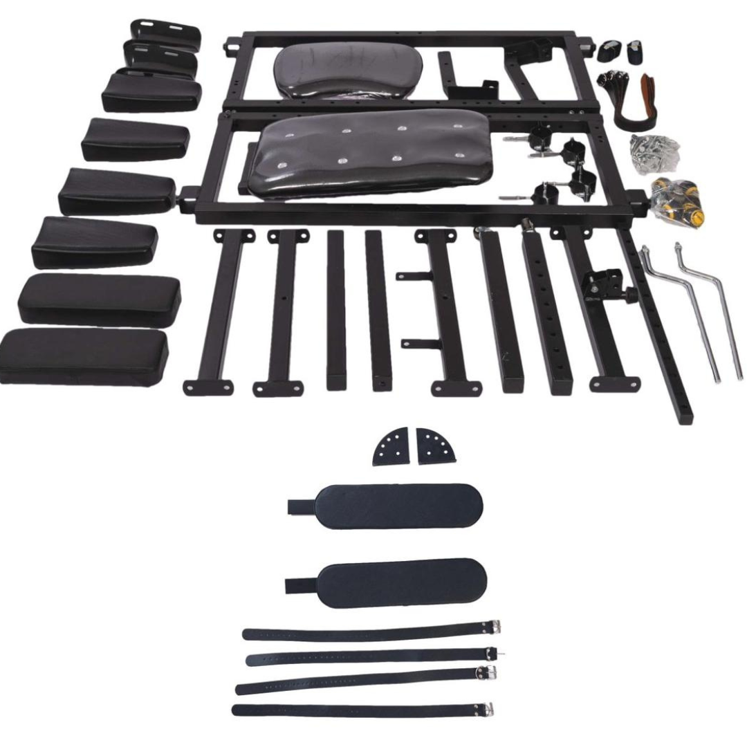 Gyno Chair Spanking Table Combo Fully Adjustable BDSM Sex Room Furniture