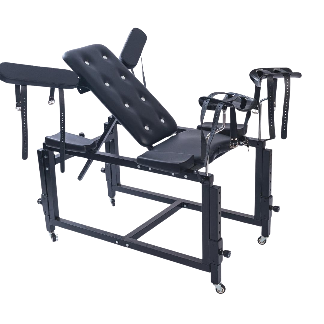 Gyno Chair Spanking Table Combo Fully Adjustable BDSM Sex Room Furniture