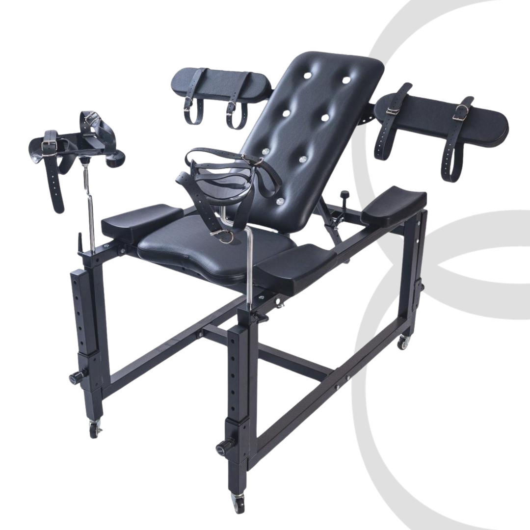 Gyno Chair Spanking Table Combo Fully Adjustable BDSM Sex Room Furniture