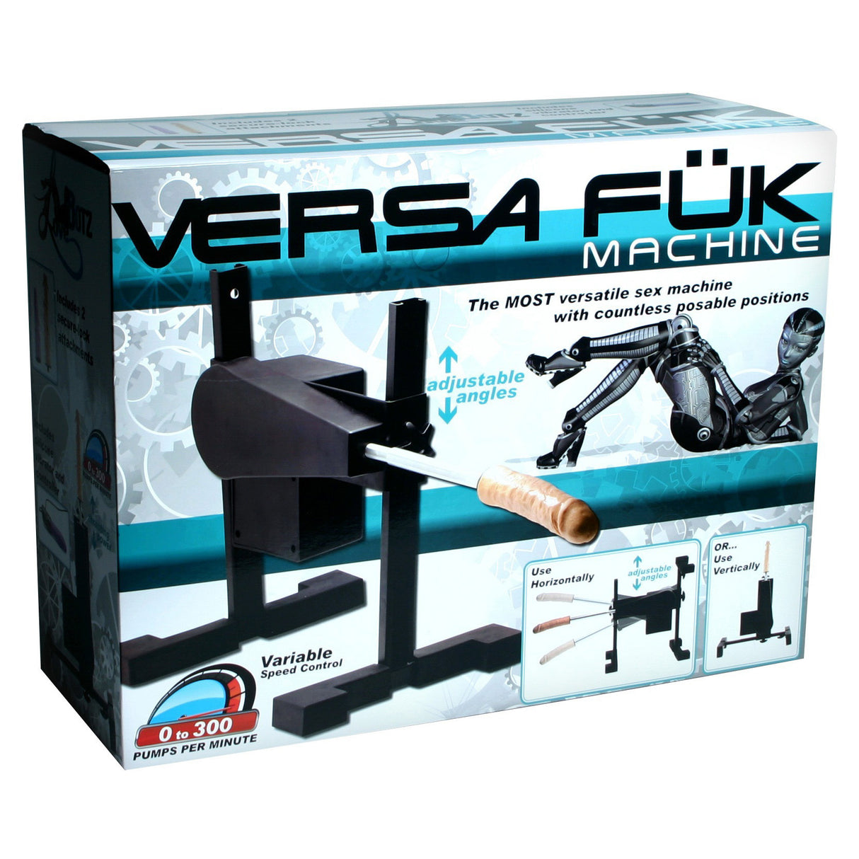 Versa Thrust sex machine packaging BDSMAuthority