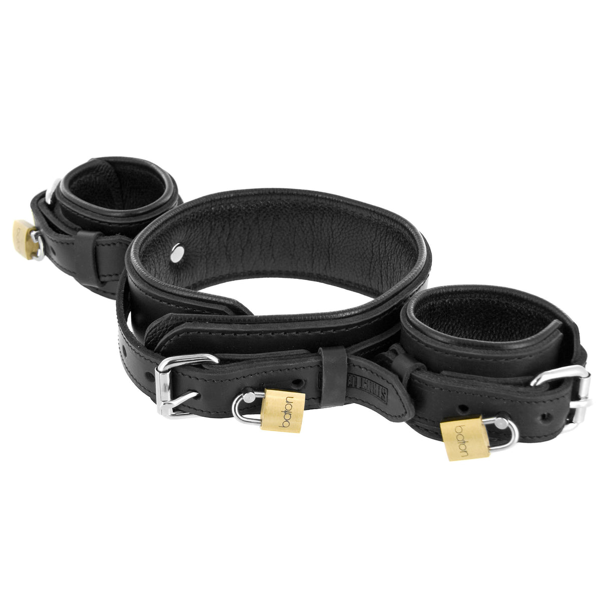 Premium Leather Forced Orgasm Kit detail view 2 - BDSM Authority