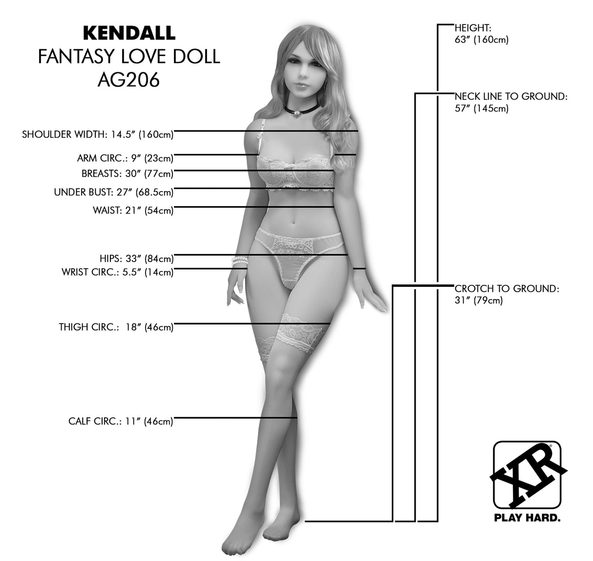 Kendall Fantasy Sex Doll - view 5 - BDSM Authority