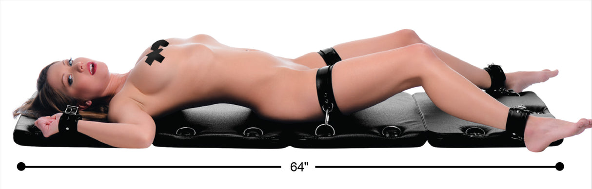 XL Bondage Board - alternate angle showing restraint hardware - BDSM Authority