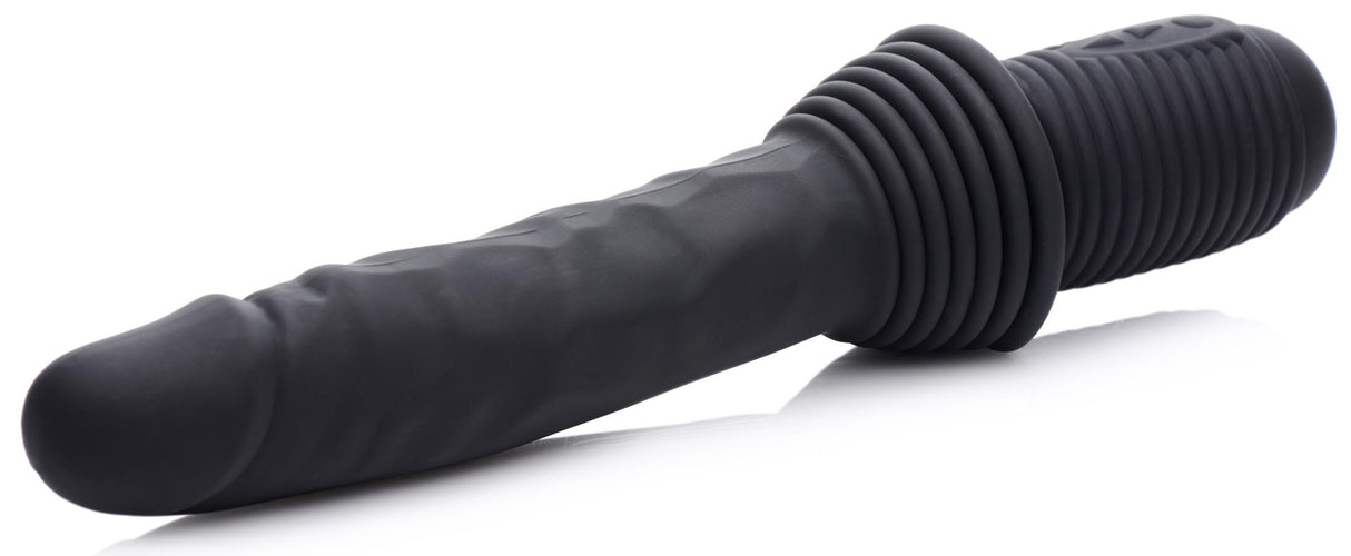 10X Silicone Vibrating and Thrusting Dildo - view 9