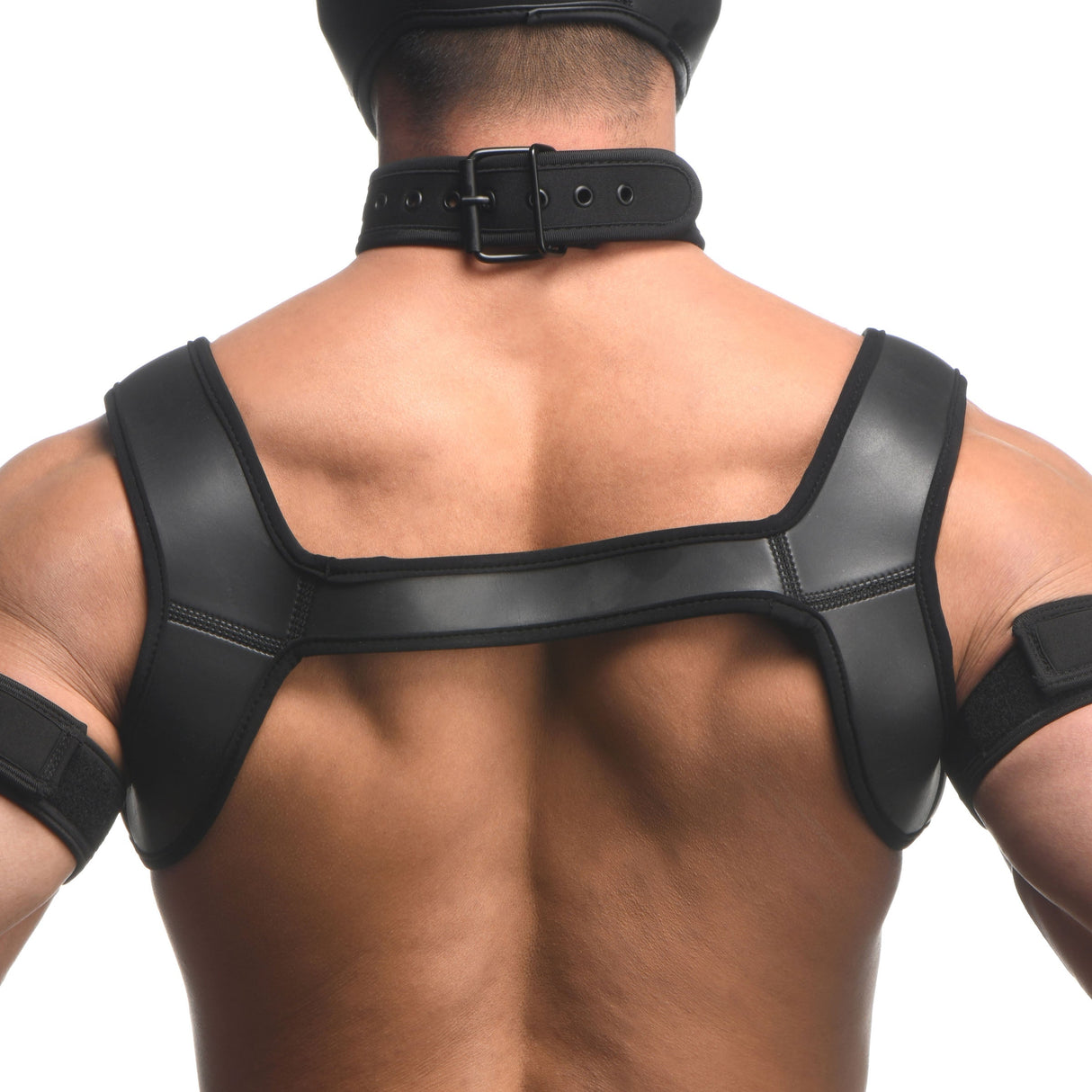 Master Series pup arsenal neoprene chest harness - BDSM Authority