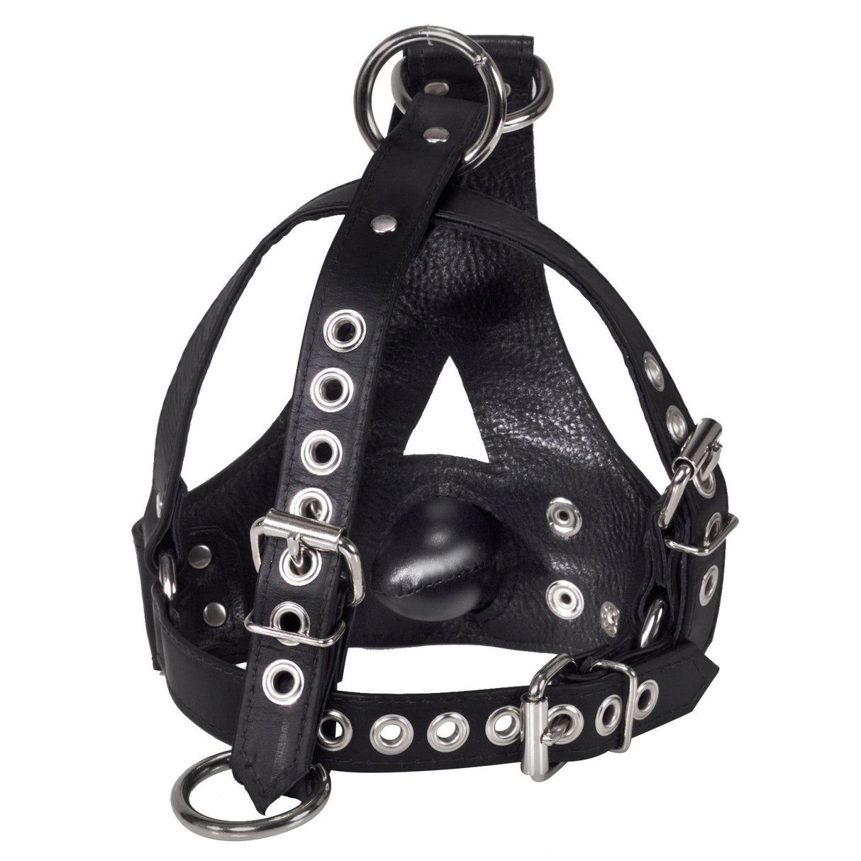Strict Leather Bishop Head Harness back view