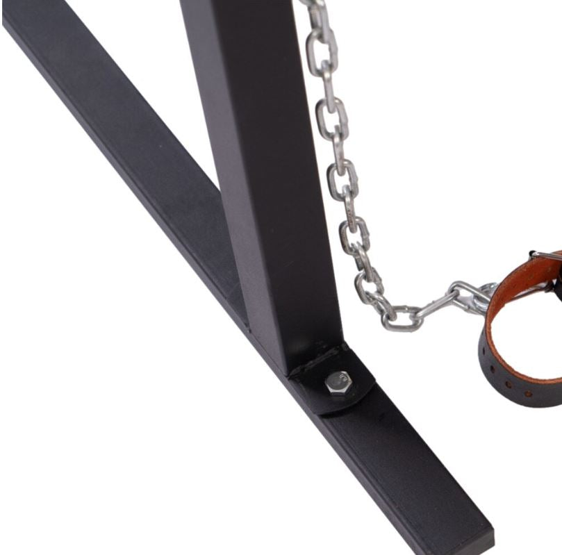 Full Access Bondage Restraint Table Adjustable BDSM Gyno Chair with Ankle & Wrist Cuffs Adult Playroom Dungeon Sex Room Furniture