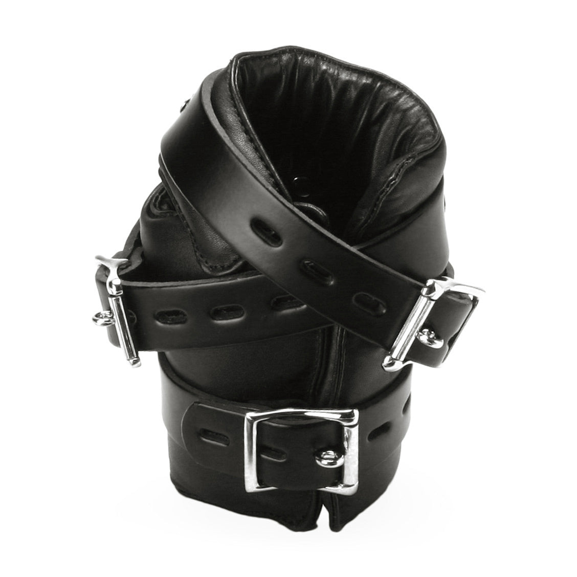 Strict Leather Suspension Wrist Cuffs detail view 2 - BDSM Authority