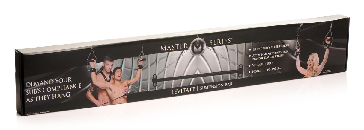 Master Series Levitate Suspension Bar retail packaging - BDSM Authority