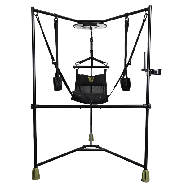 Fort Troff Hammock Hangar freestanding mesh sex sling on its frame - BDSM Authority