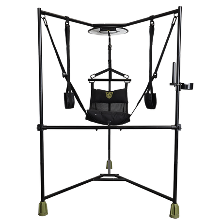 Fort Troff Hammock Hangar freestanding mesh sex sling on its frame - BDSM Authority