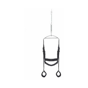 Fetish Fantasy Fantasy Swing black swing seat with stirrups - BDSM Authority