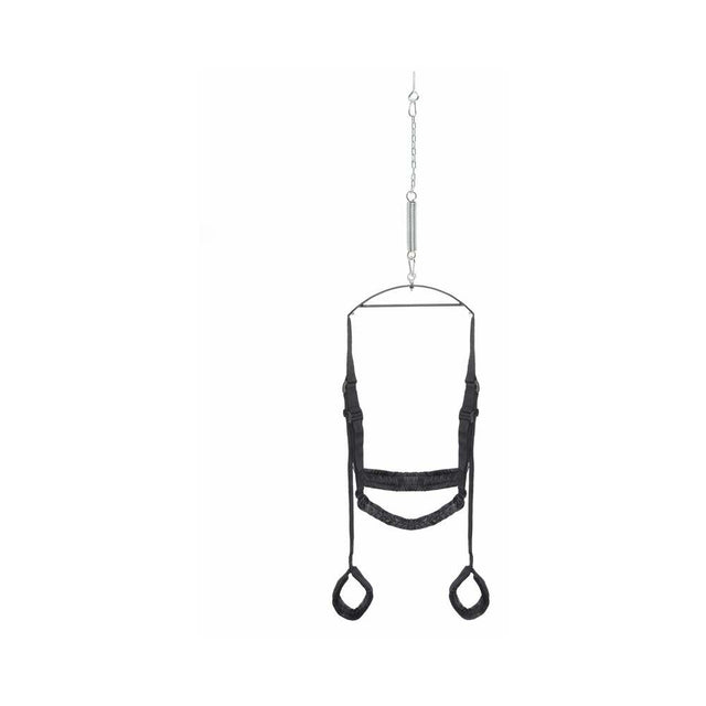 Fetish Fantasy Fantasy Swing black swing seat with stirrups - BDSM Authority
