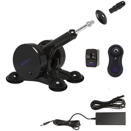 Merci Power Banger machine with wireless remote, power adapter and attachments - BDSM Authority