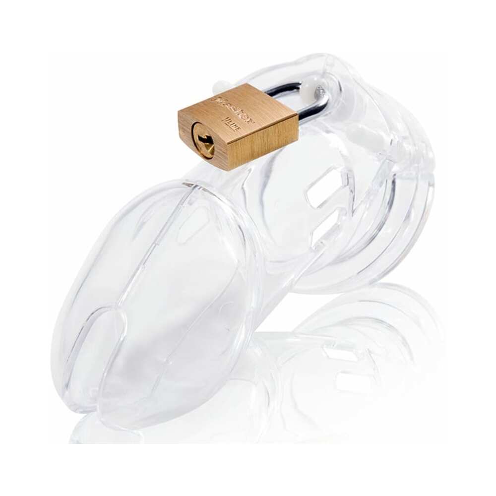 CB-6000 chastity cage shown worn - BDSM Authority