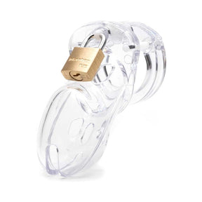 CB-3000 Clear Male Chastity Cage Kit with Custom-Fit Rings male chastity cage kit - BDSM Authority